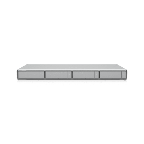 UNVR G2 UniFi Protect 1U con 4 Bahías para Discos Duros, Soporte para hasta 60 Cámaras HD, 50 Cámaras 2K o 30 Cámaras 4K, Puerto 10G SFP+ y 2.5GbE, Análisis Edge-AI Integrado