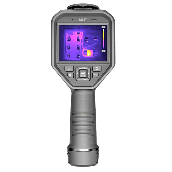 M31T - Cámara Termográfica Portátil Dual / Super IR 768 x 576 / Lente Óptico (8 Megapixel) / WiFi / IP54 / Ranura MicroSD hasta 64 Gb  / Hasta 4 Horas de Funcionamiento Continuo