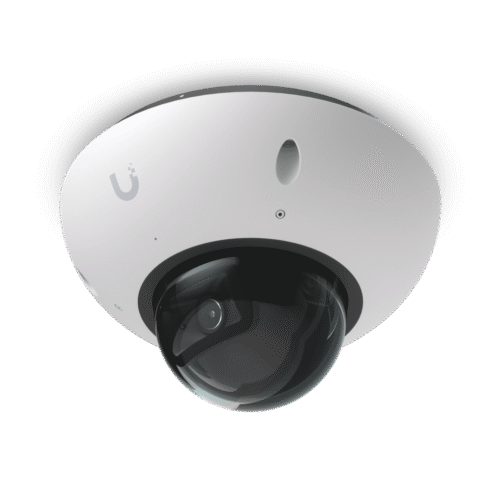 UniFi G6 Dome – Cámara 4K Antivandálica y Todo Clima con Sensor de 8 MP (1/1.8”), Motor de IA Multi-TOPS y Visión Nocturna Infrarroja de Largo Alcance