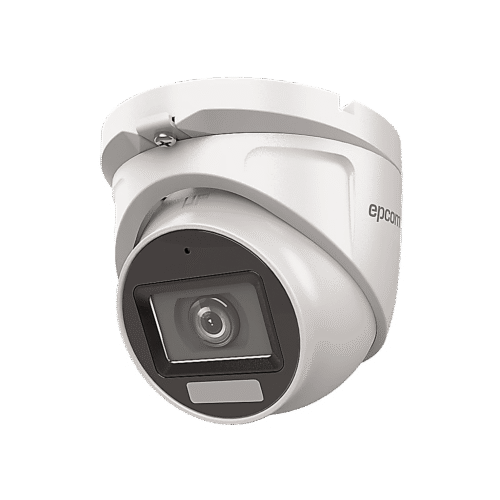 [Dual Light + ColorVu] Turret TURBOHD 2 Megapixel (1080p) / Lente 2.8 mm / 30 mts IR EXIR + 20 mts Luz Blanca / Micrófono Integrado / Exterior IP66 / Metal / dWDR