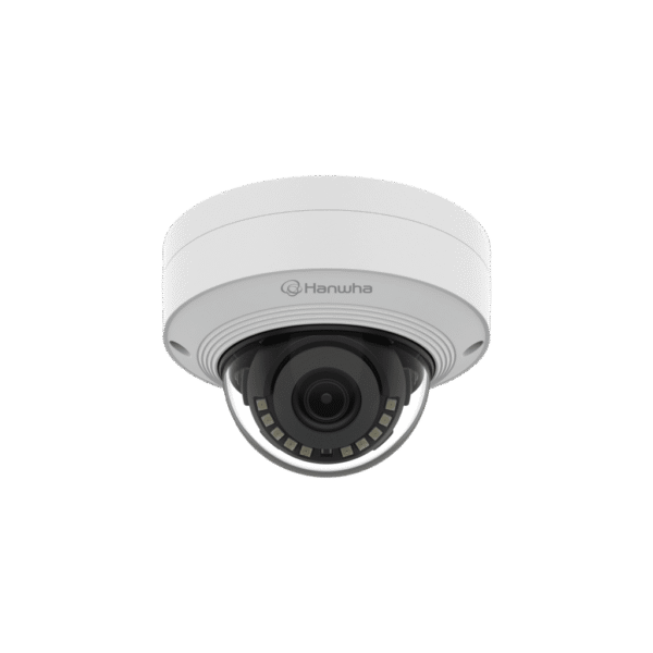 Cámara IP Tipo domo Antivandálica 8 Megapíxel / Lente fijo 3 mm / IR 20M / WDR 120db / IP66 / H.265 & WiseStream / Inteligencia Artificial Deteccion de Personas y vehiculos