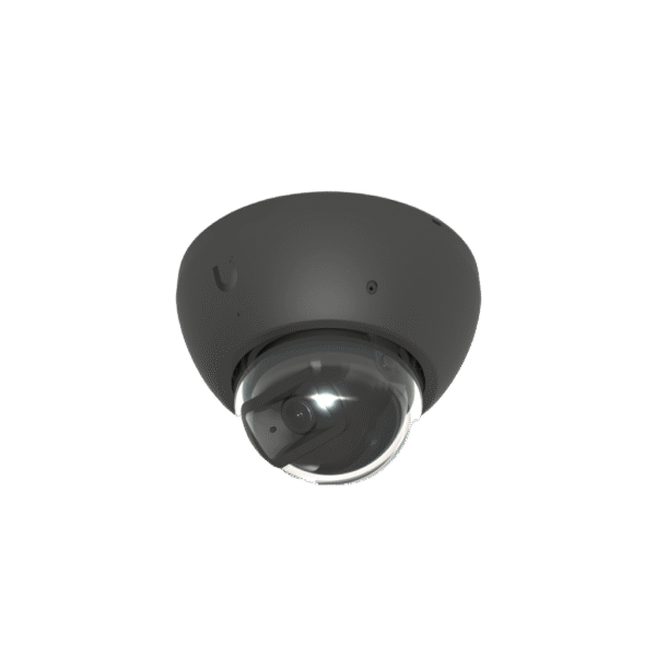 Cámara UniFi Protect G5 AI Dome Negro, Para Interior o Exterior, 4K (8MPX), Ángulo 109.9°. Visión Nocturna IR Hasta 40m, Detecciones Inteligentes de Rostros y Placas, Audio Bidireccional, Protección IP66, Anti-Vandalismo