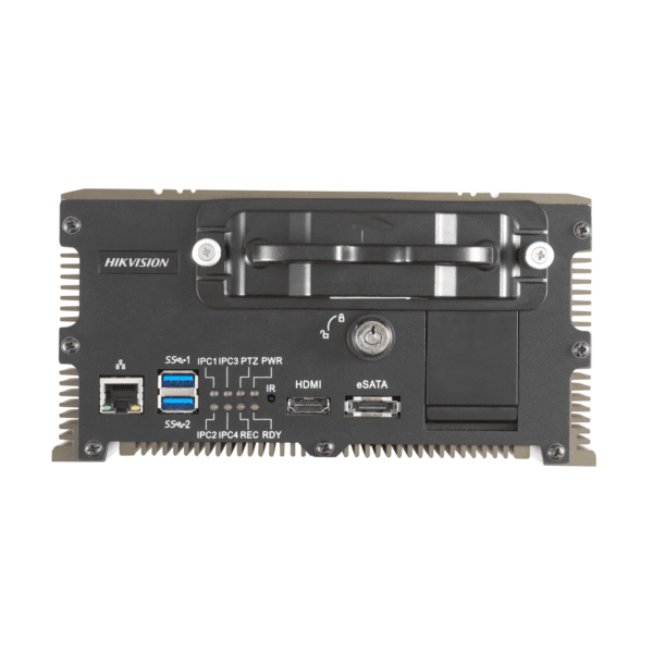 DVR Móvil 2 Megapixel (1080p) / 4 Canales TURBOHD / Tecnología IA Integrada / Soporta 4G / WiFi / GPS / Sensor G / Soporta 2 Memorias SD (512 GB c/u) / Alarmas I/O