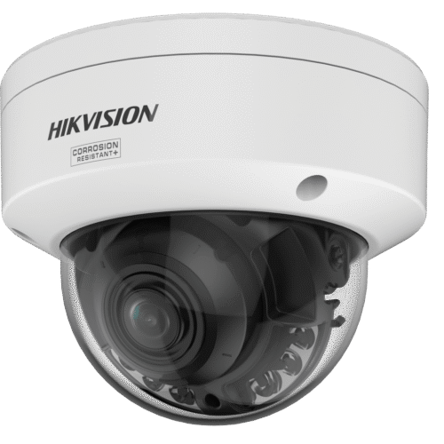 [Dual Light + ColorVu 3.0 + HikAI] Domo IP 4 Megapixel / Lente Mot. 2.8 a 12 mm / 40 mts IR + Luz Blanca / Exterior IP67 / WDR 130 dB / ACUSENSE 3.0 / Metal / NEMA 4X / ACUSEEK