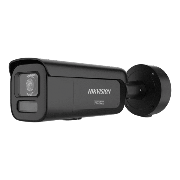 [Dual Light + ColorVu 3.0 + HikAI] Bala IP 4 Megapixel / Lente Mot. 2.8 a 12 mm / 60 mts IR + Luz Blanca / Exterior IP67 / WDR 130 dB / ACUSENSE 3.0 / Microfono Integrado / Metal / NEMA 4X / ACUSEEK