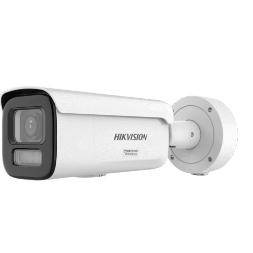 [Dual Light + ColorVu 3.0 + HikAI] Bala IP 4 Megapixel / Lente Mot. 2.8 a 12 mm / 60 mts IR + Luz Blanca / Exterior IP67 / WDR 130 dB / ACUSENSE 3.0 / Microfono Integrado / Metal / NEMA 4X / ACUSEEK