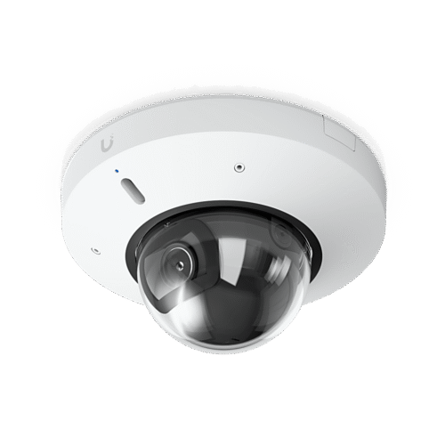 Mini Domo G6 Dome 4K de UniFi Anti vandalismo para Exterior con AI Multi-TOPS / Visión Nocturna IR / Poe+ Audio Bidireccional (Color Blanco)