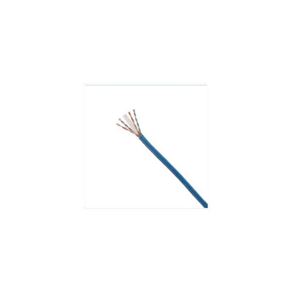 Bobina de Cable UTP 305 Metros (1000 Pies) de Cobre, TX6000 PanNet, Reelex, Azul, Categoría 6 (24 AWG), PVC (CM), de 4 Pares
