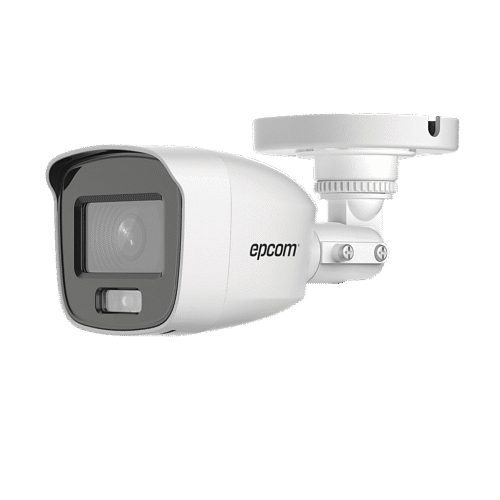 [Dual Light + ColorVu] Bala TURBOHD 3K / 20 mts IR + 20 mts luz blanca / Lente 2.8 (105° de Visión) / Exterior IP66 / Audio por Coaxitron / TVI-AHD-CVI-CVBS / Metal / Smart-Hybrid light