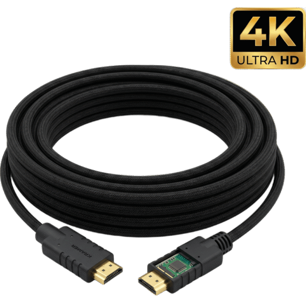 Cable HDMI Activo 4K a 60Hz | HDR, Triple Blindaje, K-Lock | CA-HM (20 mts / 66 ft)
