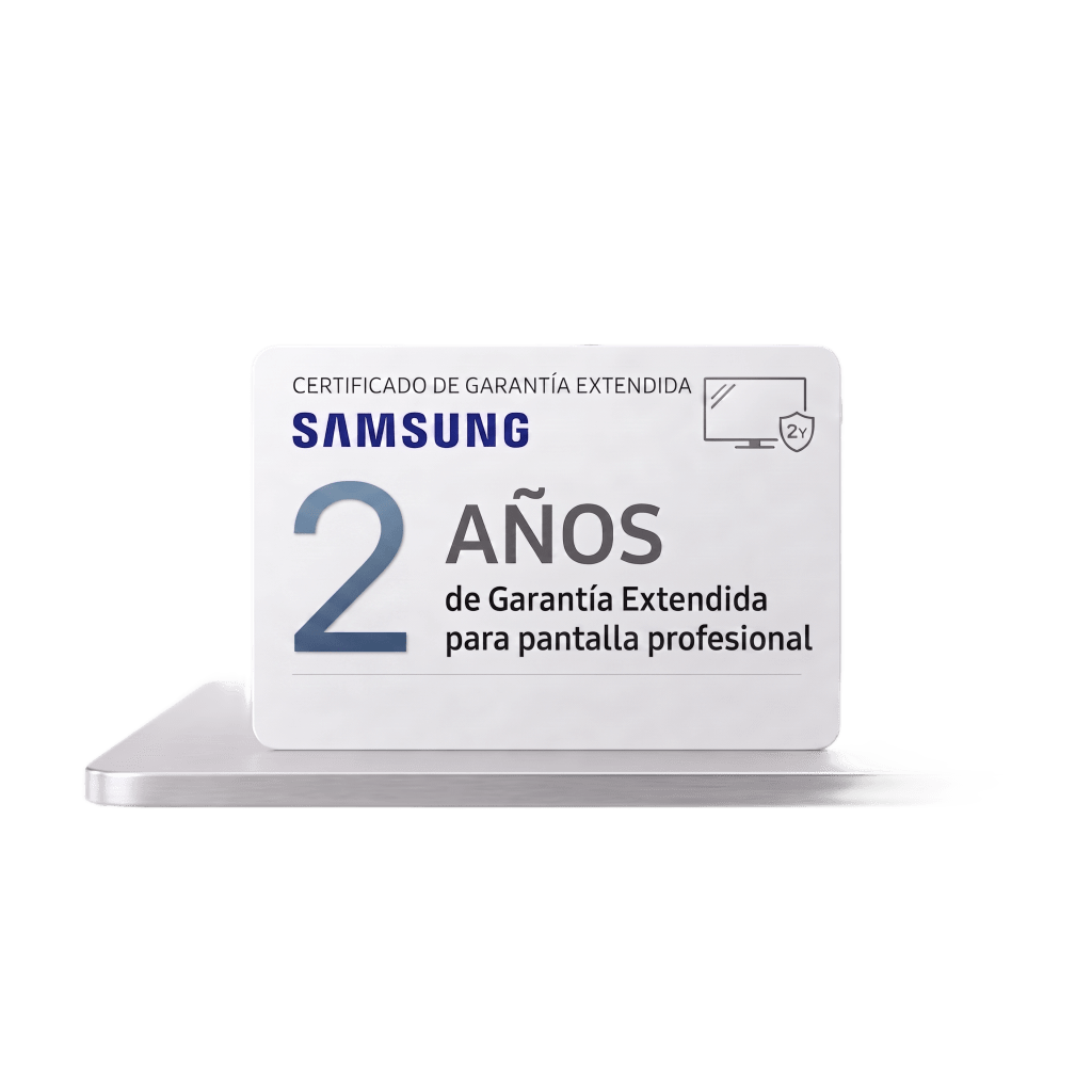 Extension de garantia 2 años adicionales para pantallas profesionales modelo BE46F