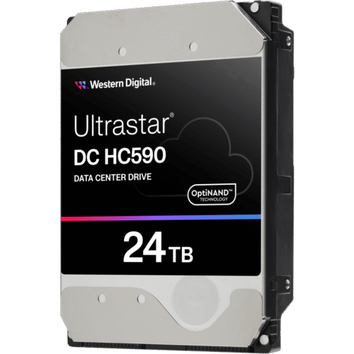 Disco Duro Ultrastar Data Center HC590 / 24TB CMR / Plataforma 11 Discos / HelioSeal Helio / 7200 RPM / SATA 6Gb/s SAS 12Gb/s / ePMR OptiNAND / ArmorCache WCD-WCE / 5 Años Garantía
