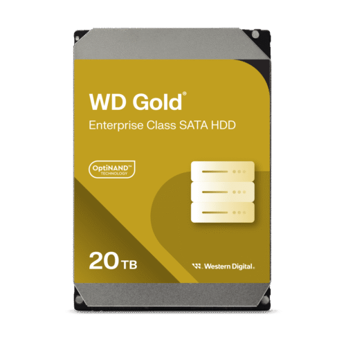 Disco Duro Empresarial WD Gold / SATA 6 Gb/s / 20 TB / 7200 RPM / Tecnología HelioSeal / ArmorCache / 5 Años Garantía / 2.5M Horas MTBF