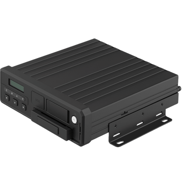 DVR Móvil para Flotas Vigilant Fleet V3 / 8 Canales AHD+IPC / H.265 / 4G+GPS+WiFi / Almacenamiento SSD+SD / Certificaciones E-MARK+CE+FCC+EN50155