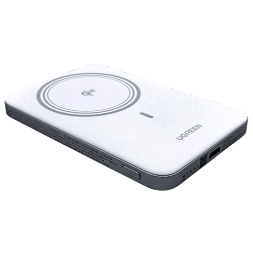 Power Bank Magnético Inalámbrico / 5000 mAh / 20W USB-C PD3.0 + 15W Carga Inalámbrica / Compatible MagSafe y Qi / Diseño Ultrafino 8.6 mm (0.3 in) / Carga Simultánea Cable + Inalámbrica / Bater&iacute