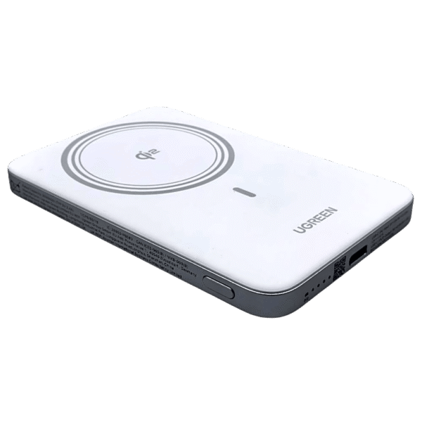 Power Bank Magnético Inalámbrico / 5000 mAh / 20W USB-C PD3.0 + 15W Carga Inalámbrica / Compatible MagSafe y Qi / Diseño Ultrafino 8.6 mm (0.3 in) / Carga Simultánea Cable + Inalámbrica / Bater&iacute