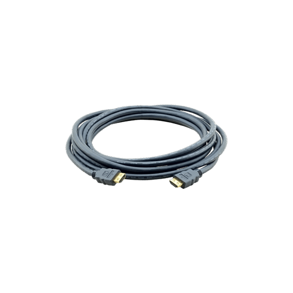 Cable HDMI Premium| Longitud 7.60 m | Alta Velocidad 18 Gbps | 4K@60Hz (4:2:0) | Conectores Dorados 24K | K-Lock Resistentes | Triple Blindaje | Certificado Premium