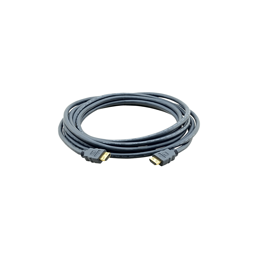 Cable HDMI Premium| Longitud 10.7 m | Alta Velocidad 18 Gbps | 4K@60Hz (4:2:0) | Conectores Dorados 24K | K-Lock Resistentes | Triple Blindaje | Certificado Premium