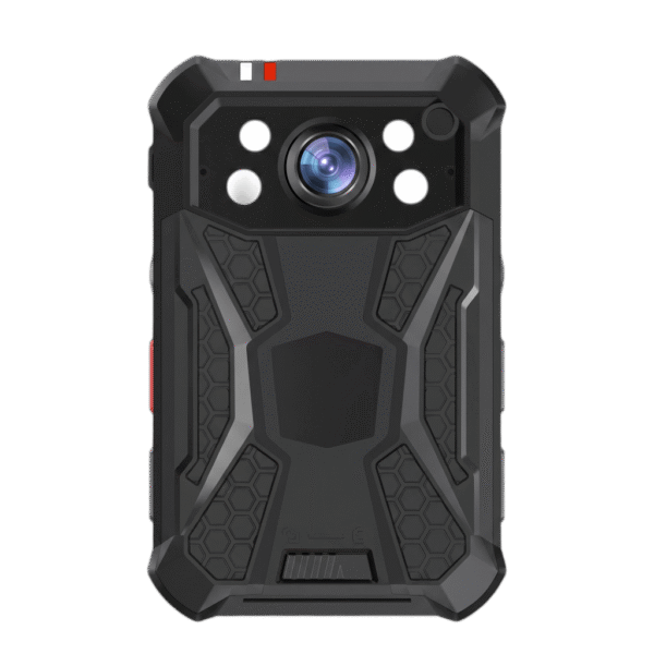 Body Camera Portátil / Grabación a 2K / Pantalla 2.4" LCD / IP68 / H.265 / 64GB de Almacenamiento / GPS / WIFI / 3G y 4G / Fotos de Hasta 40 Megapixel / Micrófono Integrado