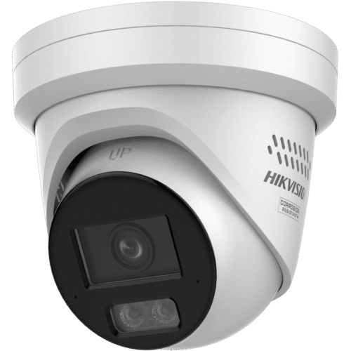 [Dual Light + 2 Micrófonos Integrados] Turret IP 12 Megapixel / Lente 2.8 mm / 30 mts Luz Blanca + 30 mts IR / ACUSENSE / Exterior IP67 / WDR 120 dB / PoE / ONVIF / Micro SD / Metal / ACUSEEK
