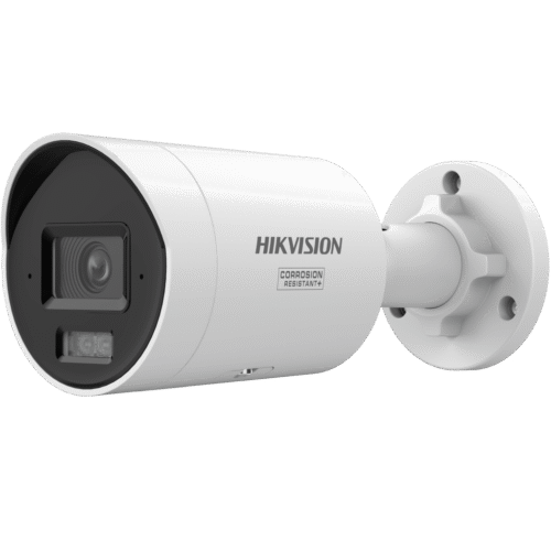 [Dual Light ] Bala IP 12 Megapixel (UHD) / Lente 2.8 mm / 40 mts Luz Blanca + 40 mts IR / ACUSENSE / Exterior IP67 / WDR 120 dB / PoE  / Micro SD / Metal / ACUSEEK / Captura Facial / NEMA 4X (Anticorrosión)