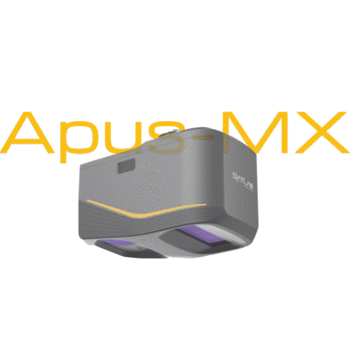 Sistema LiDAR Apus-MX para UAV / Escáner Láser 1200 m Alcance / 550.000 Puntos por Segundo / Hasta 8 Retornos / Cámara RGB 45 MP / IMU Avanzada / Precisión 5 cm @300 m / Compatibilidad DJI M350-M400