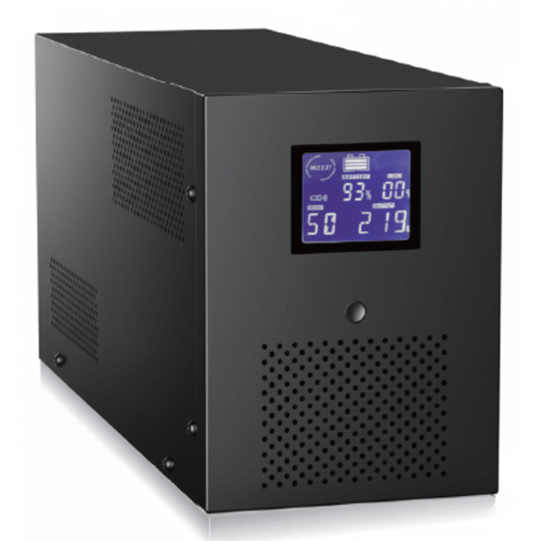 UPS de 2000VA/1200W / Topología Línea Interactiva / Entrada y Salida 120 Vca / Regulador de Voltaje AVR 80-150 Vca / Clavija NEMA 5-15P / 6 Tomas NEMA 5-15R