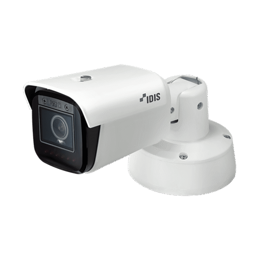 Cámara IP Turret Edge AI Plus 8MP (4K) / Sensor CMOS 1/1.8" / Lente Vari-focal Motorizado 4.3-9.8 mm / IR 60 m (196.9 ft) / IK10 IP67 / NDAA Compliant / Analítica IDLA Pro / WDR 120 dB / PoE+12V DC