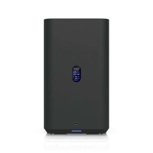 UniFi UNAS-2 – Almacenamiento en Red (NAS) Compacto con 2 Bahías para HDD de 3.5”, Puerto de Red 2.5 GbE, Conectividad USB-C y Adaptador PoE++ Incluido