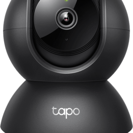 Cámara de Seguridad Interior Wi-Fi 360°, 1080p Full HD, Visión Nocturna 12 m, Detección IA Personas y Llanto de Bebé, Audio Bidireccional, Compatible Alexa y Google Home, Almacenamiento microSD 512 GB