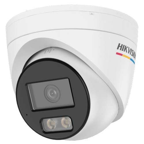 [Dual Light + ColorVu] Turret IP 4 Megapixel / Lente 2.8 mm / 30 mts IR + 30 mts Luz Blanca / Micrófono Integrado / ACUSENSE Lite / Exterior IP67 / WDR 120 dB / PoE / Micro SD