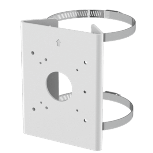 Soporte para Poste Serie 35 / Material Aluminio + Acero Inoxidable / Capacidad de Carga Máxima 4 kg / Compatible con Accesorios Honeywell / Para Cámaras de Seguridad Exteriores