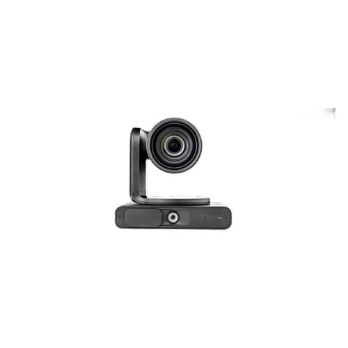 Cámara PTZ 4K Dual | Microsoft Teams Certified | 12x Zoom Óptico + Lente Panorámico 119° | Triple Micrófono Array | AI Auto-Framing | Speaker Tracking | Smart Gallery | PoE+ | USB 3.0