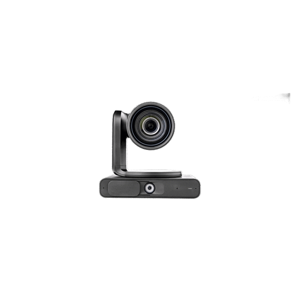 Cámara PTZ 4K Dual | Microsoft Teams Certified | 12x Zoom Óptico + Lente Panorámico 119° | Triple Micrófono Array | AI Auto-Framing | Speaker Tracking | Smart Gallery | PoE+ | USB 3.0