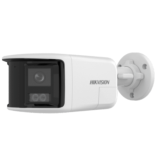 [PROTECCIÓN ACTIVA] Bala IP 6 Megapixel / 2 Lentes de Lente 2.8 mm (Imagen Panorámica 180°) / 30 mts IR / Exterior IP67 / Luz Intermitente y Alerta de Audio / Audio Bidireccional / ACUSENSE / WDR 120 dB / Micro SD