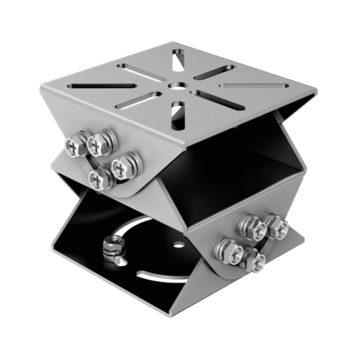 Montaje de Conexión PT para Cámaras IDS-TCM403 / Fabricado en Aluminio / Anticorrosivo