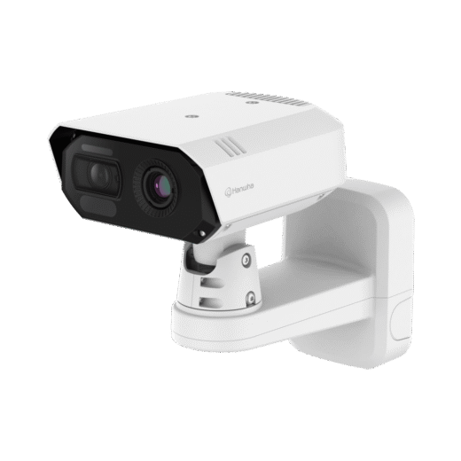 Cámara IP Bullet Termica Bi-Spectral / Lente Visible 8MP / Vision Térmica 640x480p Lente 9.1mm@8FPS / H.265 & WiseStream / IP67 / NEMA4X / Termografia para uso industrial -20°C a 130°C