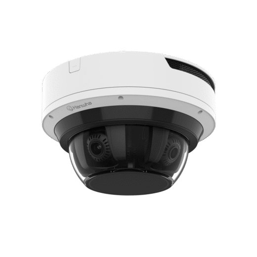 Camara IP Multi sensor 8MP x 4 CH con Inteligencia Artificial y licencia LUMEO / Lente Motorizado de 3.3 a 5.7mm / WDR 120dB / Protección IP66 / IK10 / NEMA4X