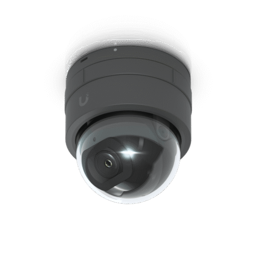 Cámara IP UniFi G5 Domo Ultra Color Negro, Bajo Perfil para Interior, 2K (4MPX), Ángulo Amplio 102.4°, Visión Nocturna IR Hasta 20mts, Detección de Eventos, para Pared o Techo