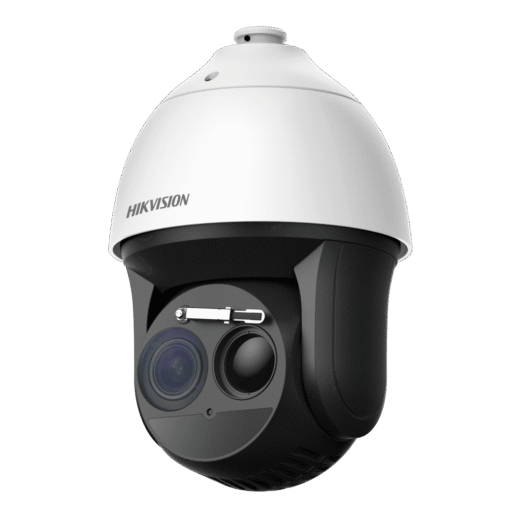 PTZ IP DUAL / LENTE TERMICO 50 MM (640X512) / LENTE OPTICO 40X (4 MP) / 150 MTS IR EXIR / TERMOGRAFIA / IP66