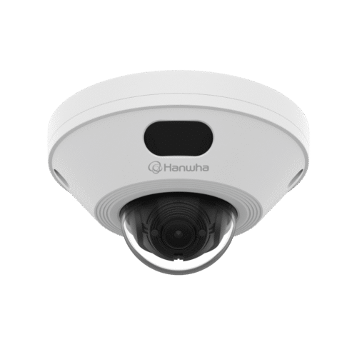 Camara Domo IP / 5MP (2560x1920) / Exterior Compacta / Lente Fija 3.0 mm / Ángulo Horizontal 100° / IR LED 25 m / WDR 120dB / WiseNRII con IA / Inteligencia artificial detección de Persona y Vehiculos