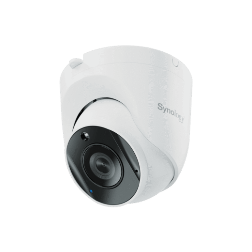 Cámara de Vigilancia TC500 | 5 Megapíxeles (2880x1620) | Lente 2.8 mm (110° H) | Visión Nocturna 30 mts | IP67 | IA para Detección de Personas y Vehículos | Compatible con Surveillance Station | Almacenamiento en mic