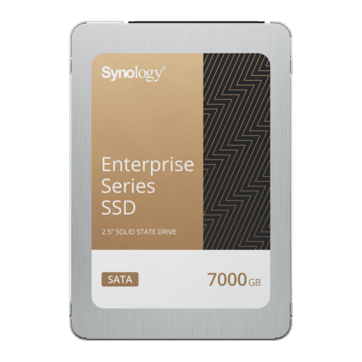 SSD SATA de 2,5" Serie Enterprise | 7000 GB | Alto Rendimiento Estable | Resistencia Empresarial | Protección de Datos Integral | Análisis de Vida Útil | Compatibilidad con Synology DSM | Garantía de 3 Años.