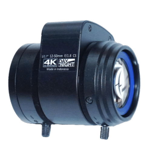 Lente Varifocal  12MP de 12 a 50mm / CS-MOUNT 1/1.8" / Dia/Noche / DC-IRIS