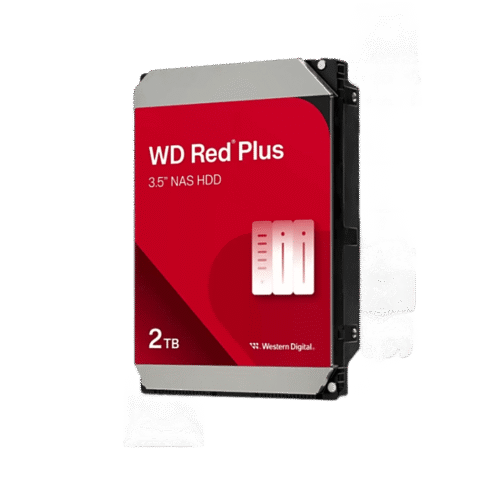 Disco Duro WD RED / 2 TB / 3.5" / 5400 RPM / CMR / 64 MB Caché / 175 MB/s / NASware™ / RAID Optimizado / MTBF 1M Horas